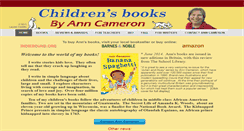 Desktop Screenshot of anncameronbooks.com
